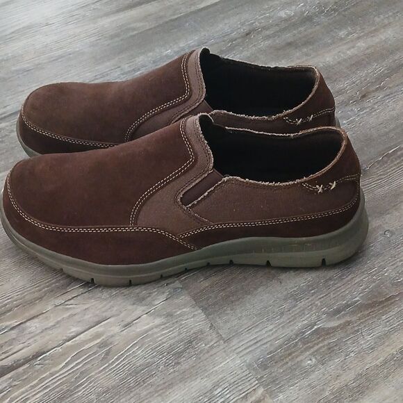 Hytest Brown Mens Blake Steel Toe Slip On Shoes  Sz 13W worn once EUC main image 8